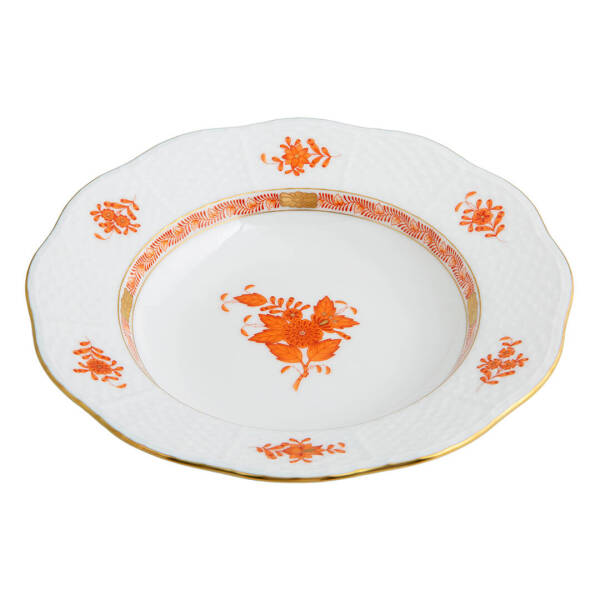 Herend Apponyi Çukur Tabak Turuncu 21 cm - 1