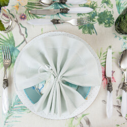 Gül Güler Baskılı Masa Örtüsü Papağan DL073 J08153 170x270 - 5