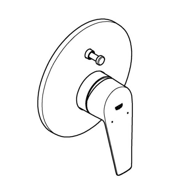 Grohe Bauedge Tek Kumandalı Banyo Bataryası 29079001 - 5