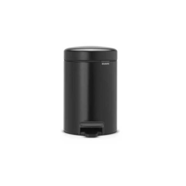 Brabantia Newicon Matt Black Pedallı Çöp Kutusu 3 L - 1