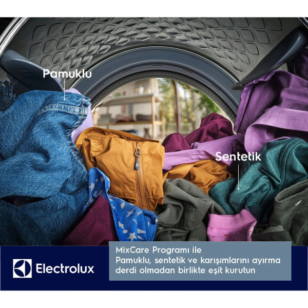Electrolux EW7D394UCT DelicateCare 700 A+++ 9 Kg Inverter Wi-Fi Isı Pompalı Kurutma Makinesi - 4