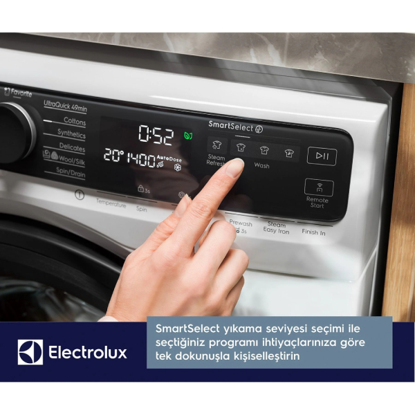 Electrolux EW7F5412SCT SteamCare 700 10 Kg 1400 Devir Wi-Fi Çamaşır Makinesi - 3