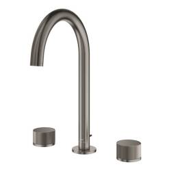 Grohe Atrio Private Collection 3 Delikli Lavabo Bataryası L-Boyut Brushed Hard Graphite 20595AL0 - 3