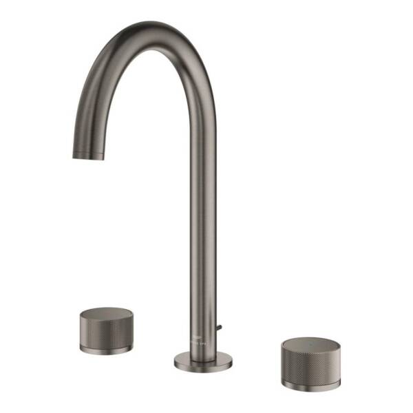 Grohe Atrio Private Collection 3 Delikli Lavabo Bataryası L-Boyut Brushed Hard Graphite 20595AL0 - 3