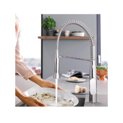 Grohe Eviye Bataryası Spiralli Profesyonel K7 Krom 31379000 - 2