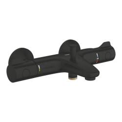 Grohe Grohtherm 800 Termostatik Banyo Bataryası Mat Siyah 1022032430 - 1