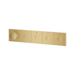 Grohe Grohtherm Aqua Tiles 3 Valfli Akış Kontrollü Ankastre Termostatik Duş Bataryası Br. Cool Sunrise 106866GN00 - 4