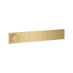 Grohe Grohtherm Aqua Tiles 4 Valfli Akış Kontrollü Ankastre Termostatik Duş Bataryası Br. Cool Sunrise 106867GN00 - 1