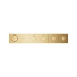 Grohe Grohtherm Aqua Tiles 4 Valfli Akış Kontrollü Ankastre Termostatik Duş Bataryası Br. Cool Sunrise 106867GN00 - 3