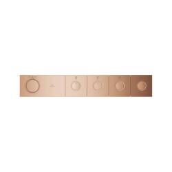 Grohe Grohtherm Aqua Tiles 4 Valfli Akış Kontrollü Ankastre Termostatik Duş Bataryası Br. Warm Sunset 106867DL00 - 3