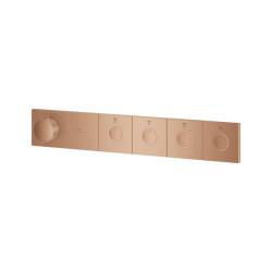 Grohe Grohtherm Aqua Tiles 4 Valfli Akış Kontrollü Ankastre Termostatik Duş Bataryası Br. Warm Sunset 106867DL00 - 4