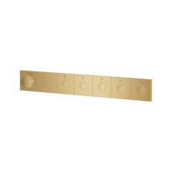Grohe Grohtherm Aqua Tiles 5 Valfli Akış Kontrollü Ankastre Termostatik Duş Bataryası Br. Cool Sunrise 106868GN00 - 4