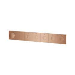 Grohe Grohtherm Aqua Tiles 5 Valfli Akış Kontrollü Ankastre Termostatik Duş Bataryası Br. Warm Sunset 106868DL00 - 4