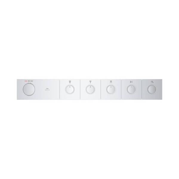 Grohe Grohtherm Aqua Tiles 5 Valfli Akış Kontrollü Ankastre Termostatik Duş Bataryası Krom 1068680000 - 3