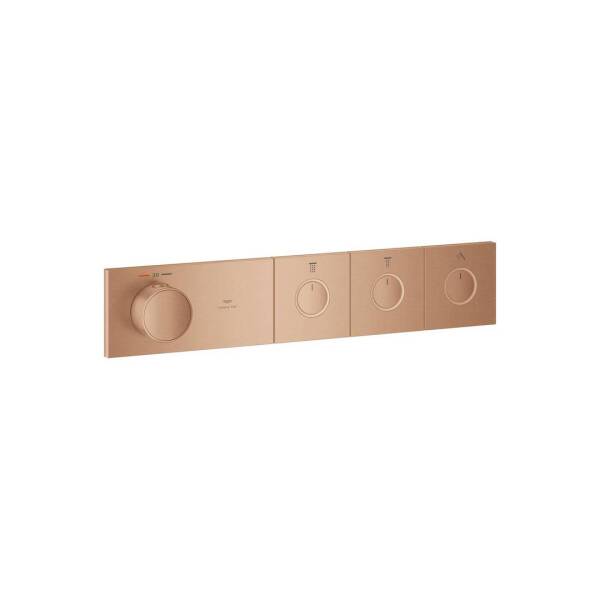 Grohe Grohtherm Aqua Tiles SmartControl Termostatik Ankastre Banyo Bataryası 3 Çıkışlı 106866DL00 - 1