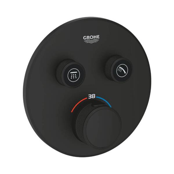 Grohe Grohtherm Smartcontrol Çift Valfli Akış Kontrollü Ankastre Termostatik Duş Bataryası 29507KF0 - 1