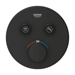 Grohe Grohtherm Smartcontrol Çift Valfli Akış Kontrollü Ankastre Termostatik Duş Bataryası 29507KF0 - 3