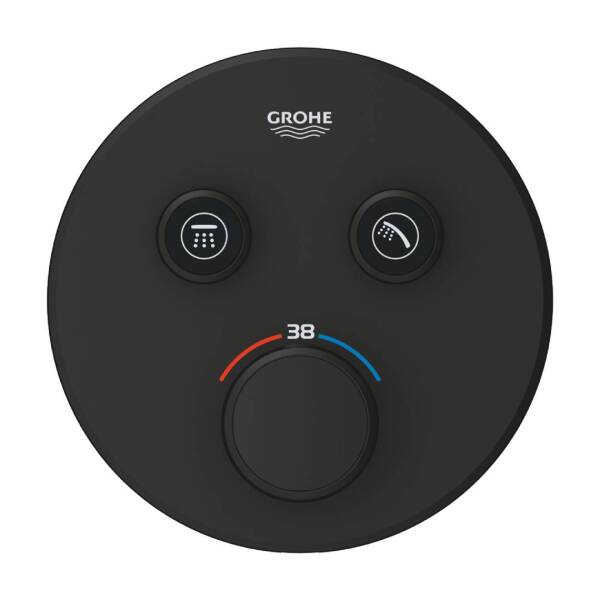 Grohe Grohtherm Smartcontrol Çift Valfli Akış Kontrollü Ankastre Termostatik Duş Bataryası 29507KF0 - 3