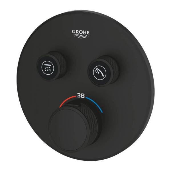 Grohe Grohtherm Smartcontrol Çift Valfli Akış Kontrollü Ankastre Termostatik Duş Bataryası 29507KF0 - 4