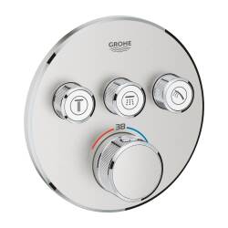 Grohe Grohtherm Smartcontrol Üç Valfli Akış Kontrollü Ankastre Termostatik Duş Bataryası 29121DC0 - 1