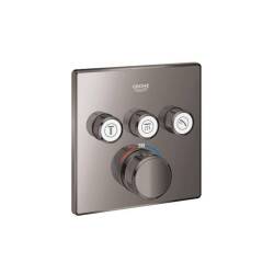Grohe Grohtherm Smartcontrol Üç Valfli Akış Kontrollü Ankastre Termostatik Duş Bataryası 29126A00 - 1