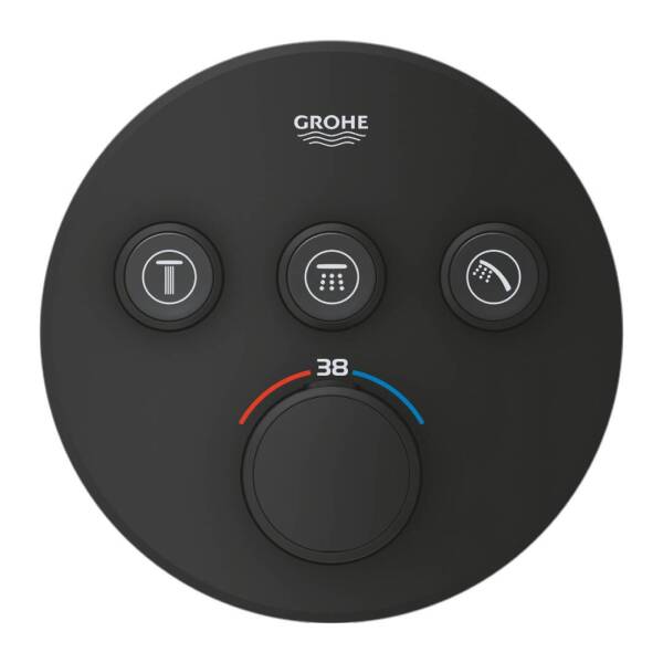 Grohe Grohtherm Smartcontrol Üç Valfli Akış Kontrollü Ankastre Termostatik Duş Bataryası 29507KF0 - 3