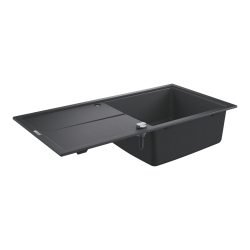 Grohe K400 Kuvars Kompozit Eviye 60 -C 100/50 Granit Siyah Rengi 31641AP0 - 1