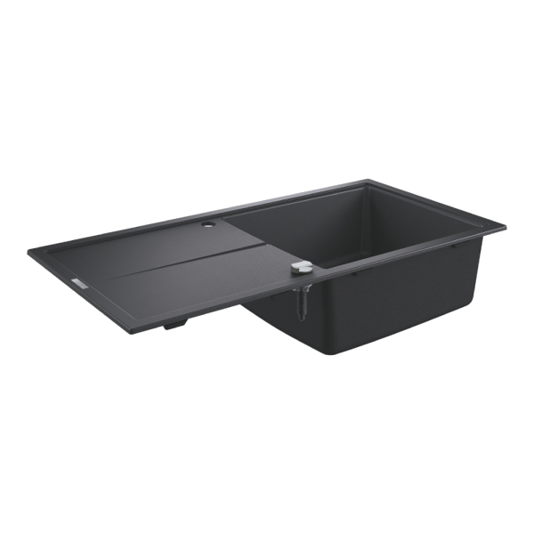Grohe K400 Kuvars Kompozit Eviye 60 -C 100/50 Granit Siyah Rengi 31641AP0 - 1