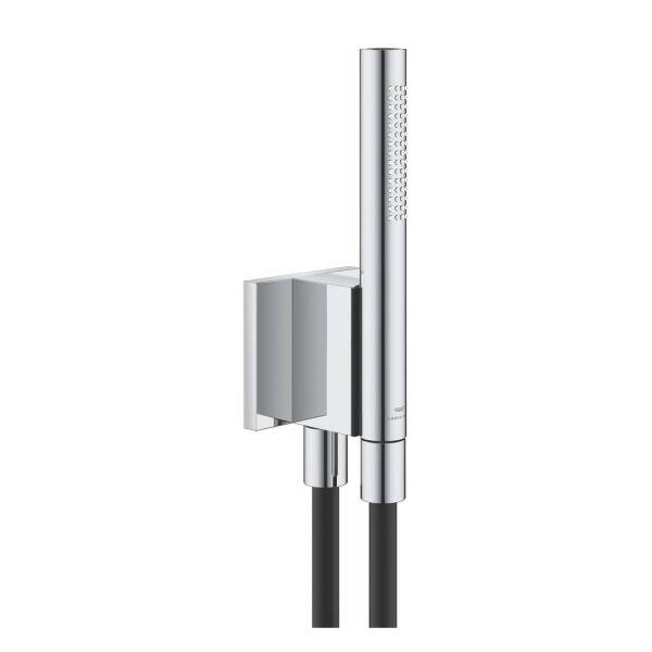 Grohe Rainshower Aqua Manyetik Duvar Askılı El Duşu Seti 2 Akışlı Krom+Siyah 105006KI00 - 1