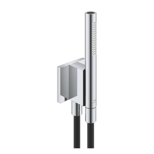Grohe Rainshower Aqua Manyetik Duvar Askılı El Duşu Seti 2 Akışlı Krom+Siyah 105006KI00 - 2