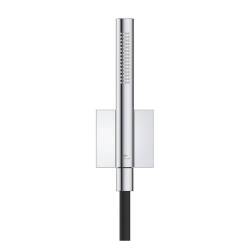 Grohe Rainshower Aqua Manyetik Duvar Askılı El Duşu Seti 2 Akışlı Krom+Siyah 105006KI00 - 4