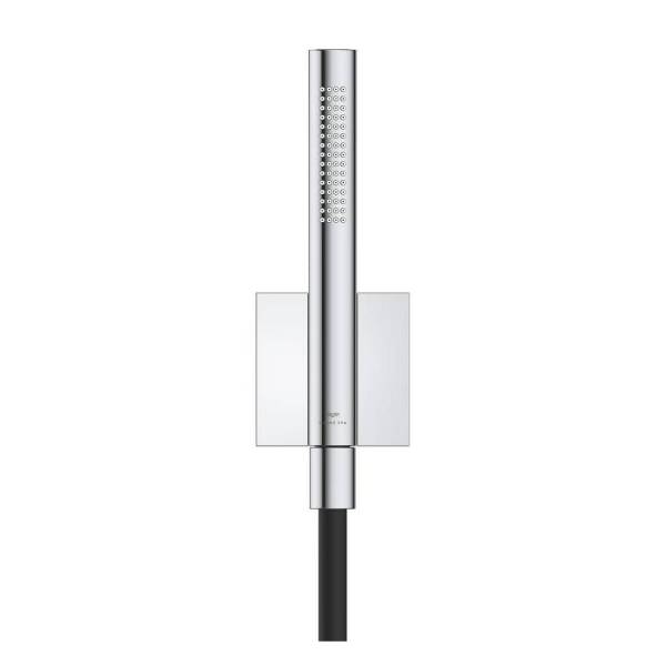 Grohe Rainshower Aqua Manyetik Duvar Askılı El Duşu Seti 2 Akışlı Krom+Siyah 105006KI00 - 4