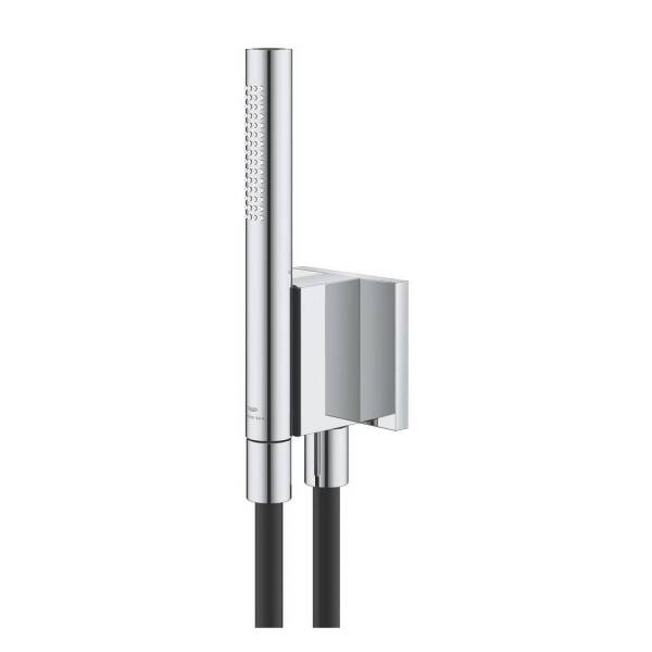 Grohe Rainshower Aqua Manyetik Duvar Askılı El Duşu Seti 2 Akışlı Krom+Siyah 105006KI00 - 5