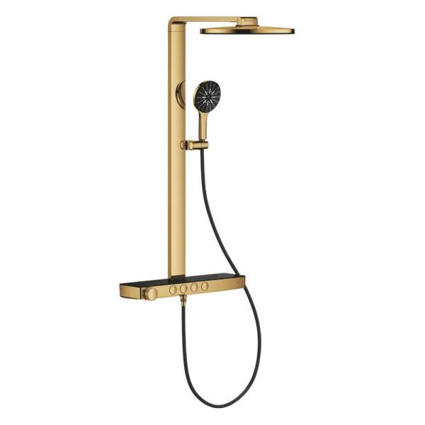Grohe Rainshower Aqua Pure Duvara Monte Termostatik Bataryalı Duş Sistemi 100964GL00 - 1