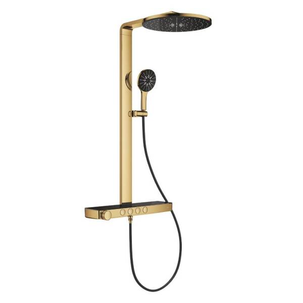 Grohe Rainshower Aqua Pure Duvara Monte Termostatik Bataryalı Duş Sistemi 100964GL00 - 2