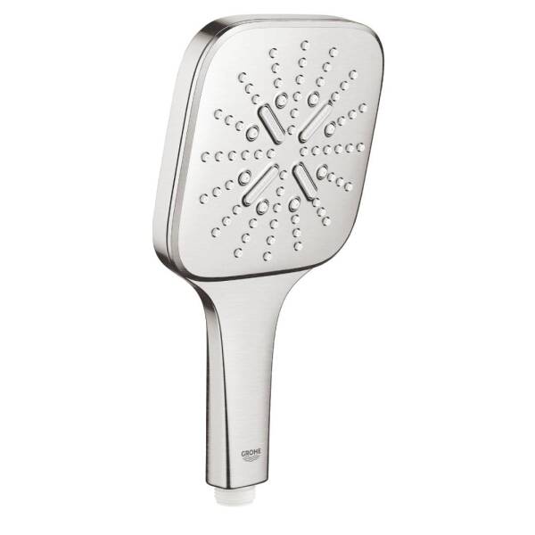 Grohe Rainshower SmartActive 130 Cube El Duşu 3 Akışlı SuperSteel 26582DC0 - 1