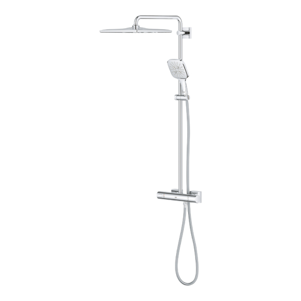 Grohe Rainshower SmartActive 310 Duvara Monte Termostatik Bataryalı Duş Sistemi 26652000 - 4