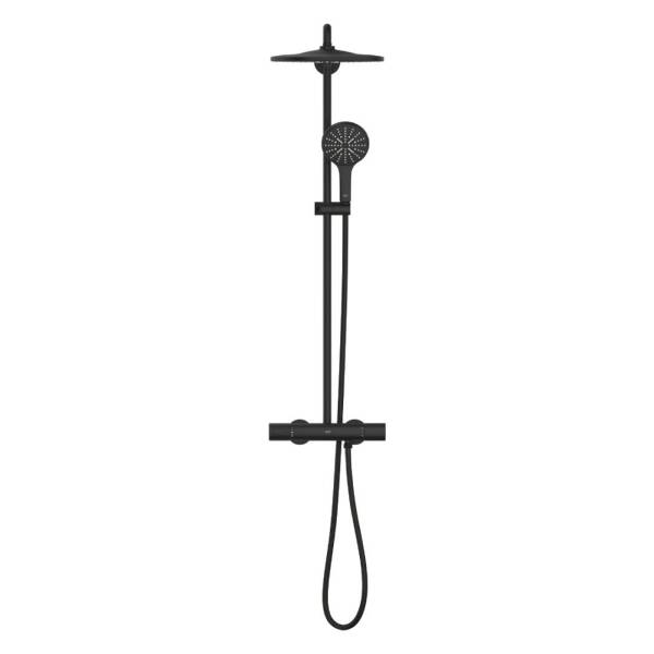 Grohe Rainshower Smartactive 310 Duvara Monte Termostatik Bataryalı Duş Sistemi - 3