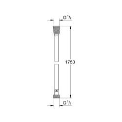 Grohe Silverflex Plastik Duş Hortumu 175 cm 28388GL1 - 2