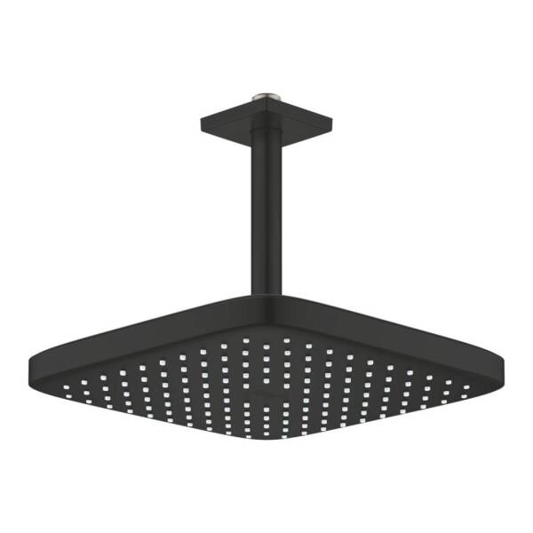 Grohe Tempesta 250 Cube Tepe Duşu Set 142 mm Tek Akışlı Mat Siyah 266882430 - 2