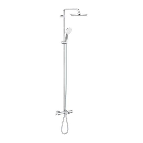 Grohe Tempesta System 250 Duvara Monte Termostatik Bataryalı Duş Sistemi 26672001 - 1