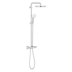 Grohe Tempesta System 250 Duvara Monte Termostatik Bataryalı Duş Sistemi Krom 26670001 - 1