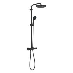 Grohe Tempesta System 250 Duvara Monte Termostatik Bataryalı Duş Sistemi Mat Siyah 266702431 - 2