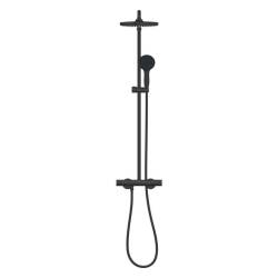 Grohe Tempesta System 250 Duvara Monte Termostatik Bataryalı Duş Sistemi Mat Siyah 266702431 - 3