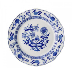 Hutschenreuther Blau Zwiebelmuster Kenarlı Servis Tabağı 27 cm - Hutschenreuther
