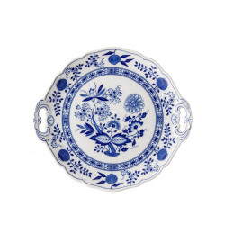 Hutschenreuther Blau Zwiebelmuster Yuvarlak Kek Tabağı 27 cm - Hutschenreuther
