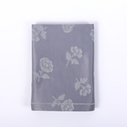 Gül Güler Masa Örtüsü Rose Garden VUA1021 180x340 Gri - 1