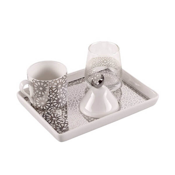 Paşabahçe Selçuklu Silver Kahve Seti - 1
