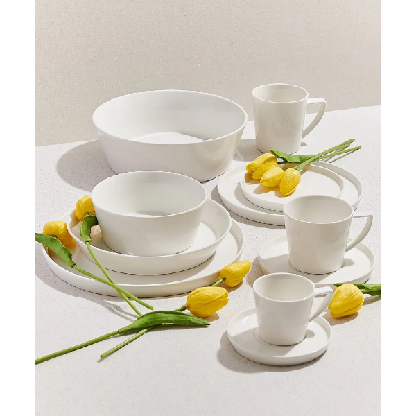 Paşabahçe Solid Porselen Çay Fincanı Beyaz 250 cc - 4