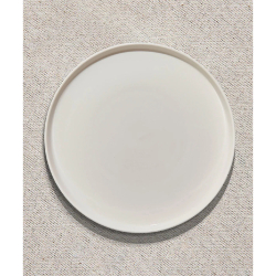 Paşabahçe Solid Porselen Yemek Tabağı Beyaz 25.3 cm - Paşabahçe